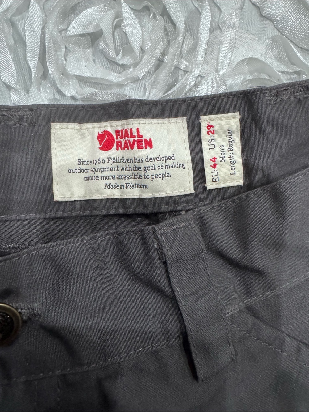 NWT Fjällräven Vidda Pro Trousers Mens Size 29 Hiking Cargo Pants - G-1000 - Picture 5 of 11